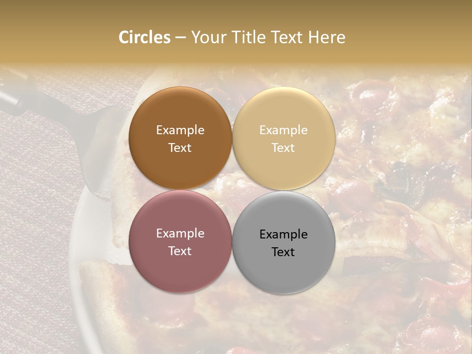 Pastry Dish Whole PowerPoint Template