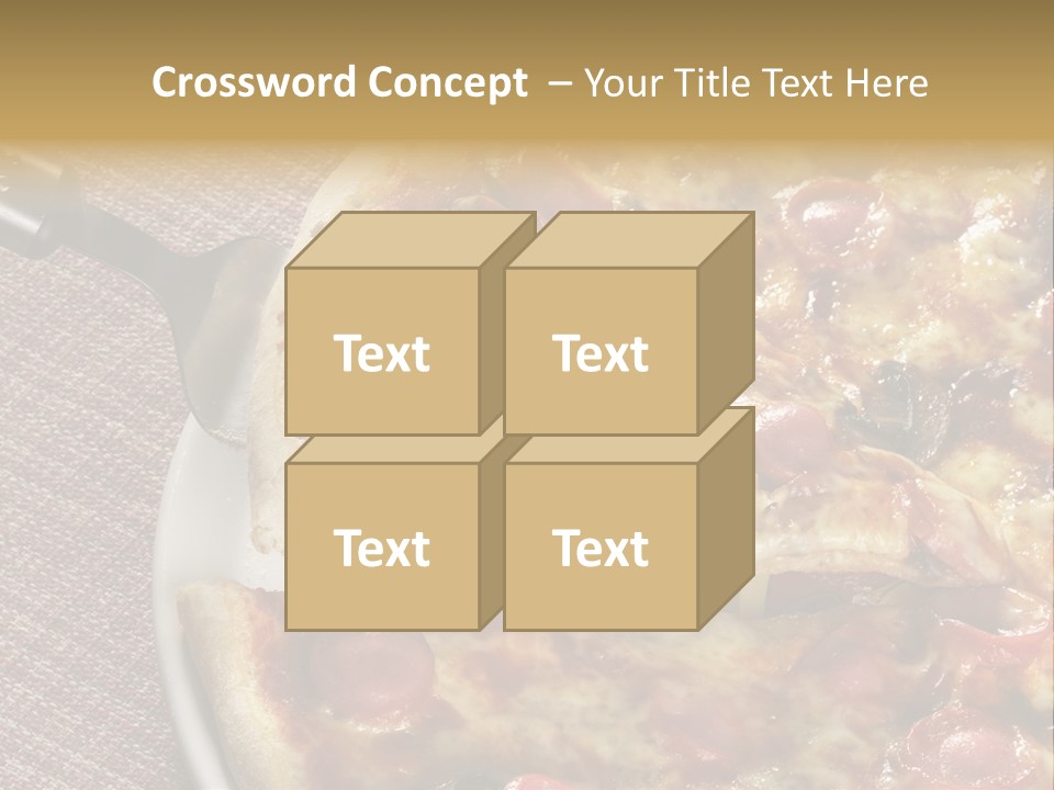 Pastry Dish Whole PowerPoint Template