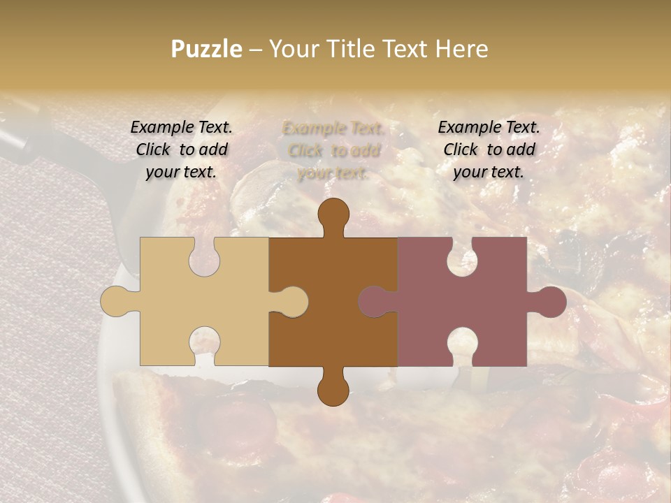 Pastry Dish Whole PowerPoint Template