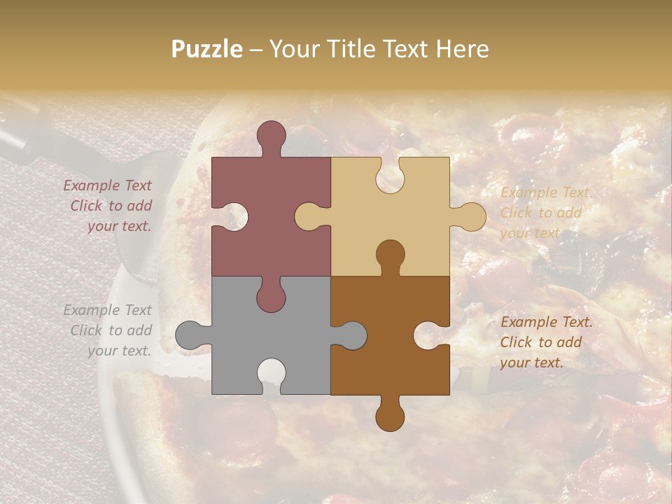 Pastry Dish Whole PowerPoint Template