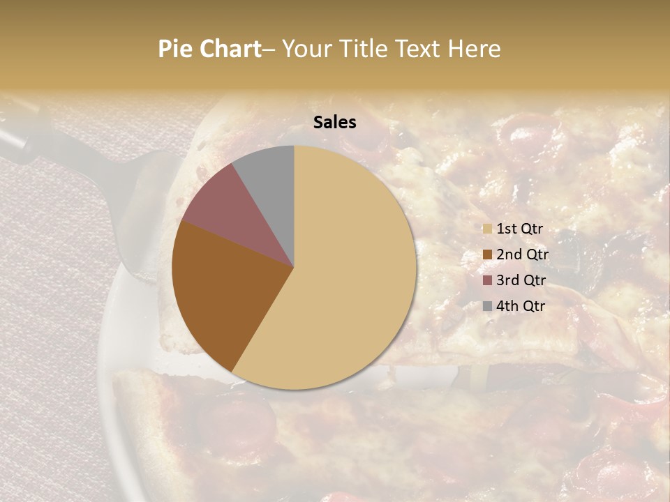 Pastry Dish Whole PowerPoint Template
