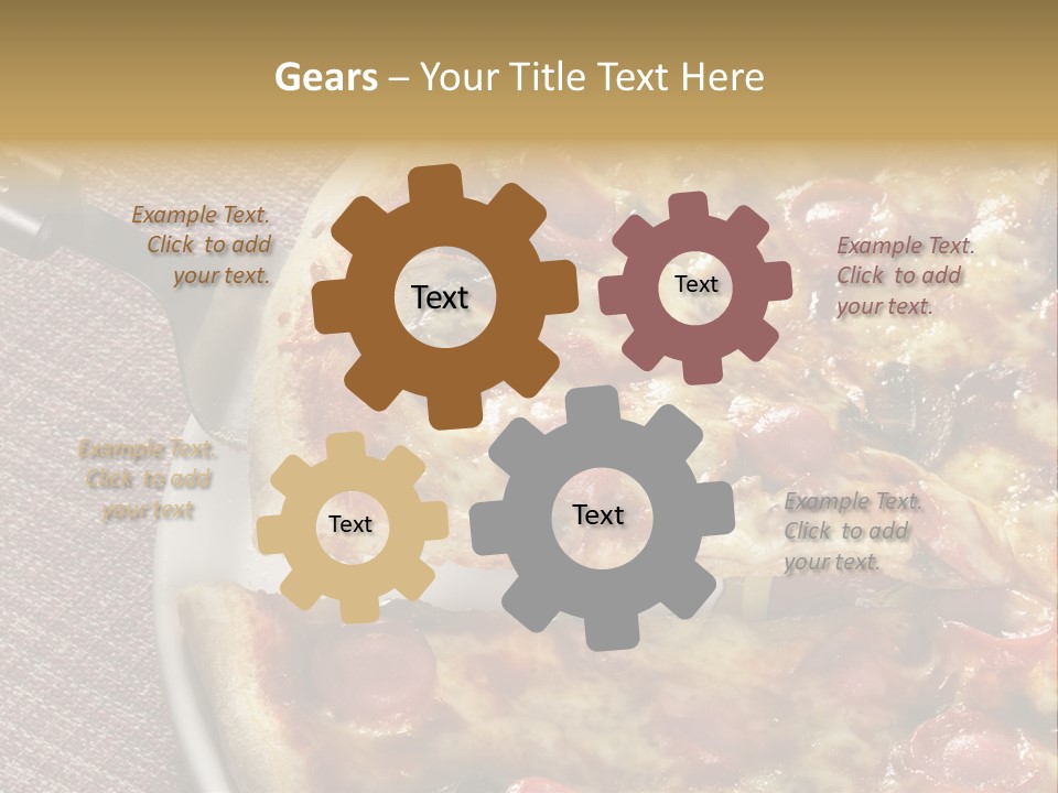 Pastry Dish Whole PowerPoint Template