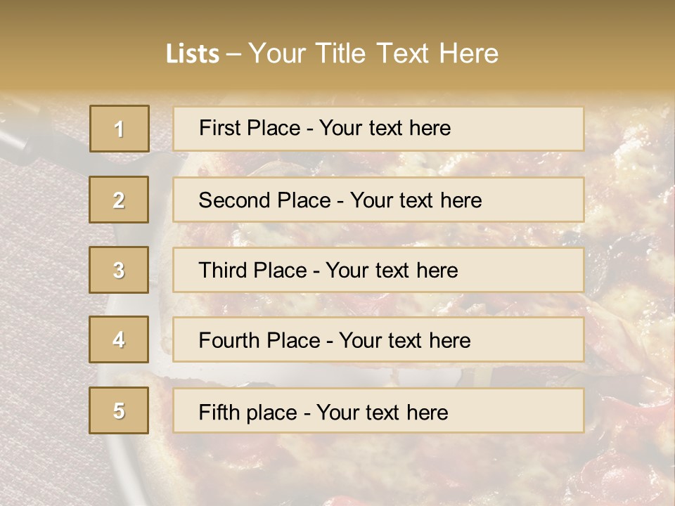 Pastry Dish Whole PowerPoint Template