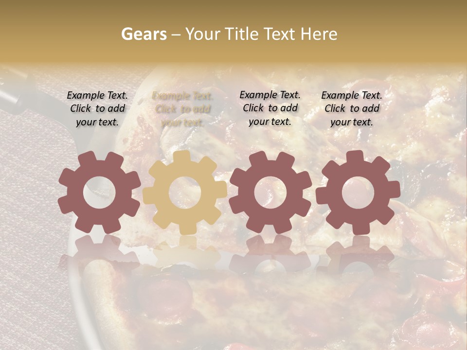 Pastry Dish Whole PowerPoint Template