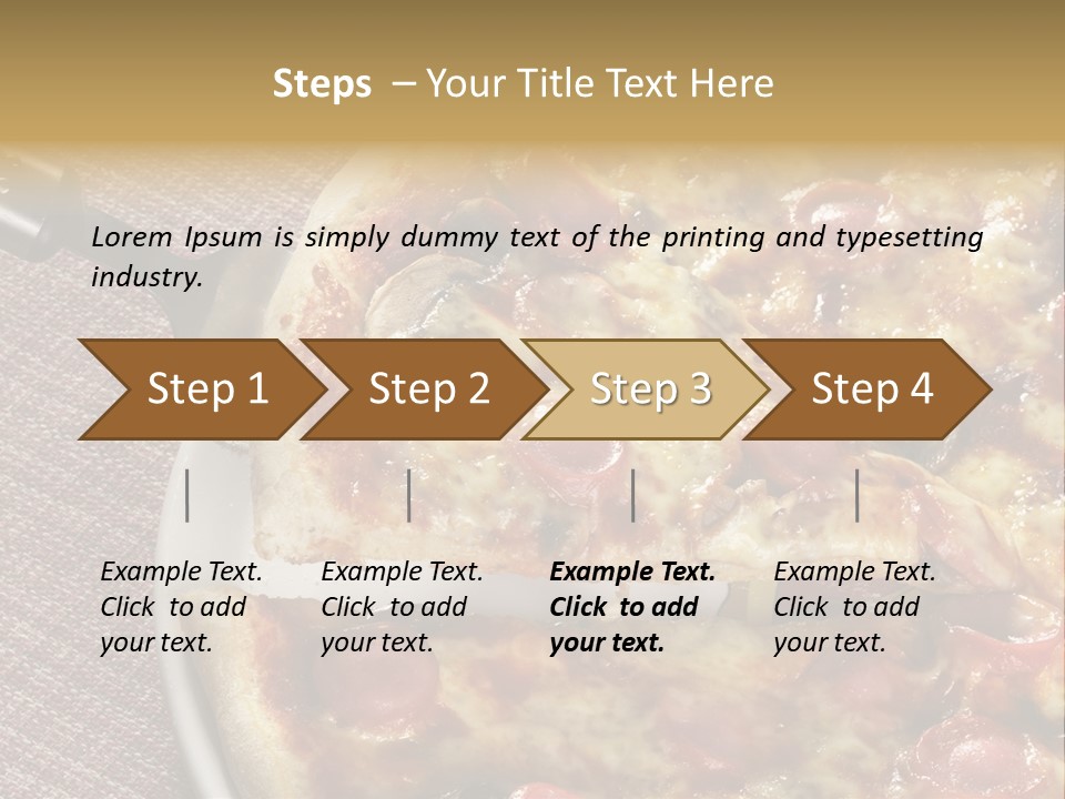 Pastry Dish Whole PowerPoint Template