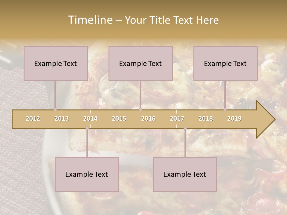 Pastry Dish Whole PowerPoint Template