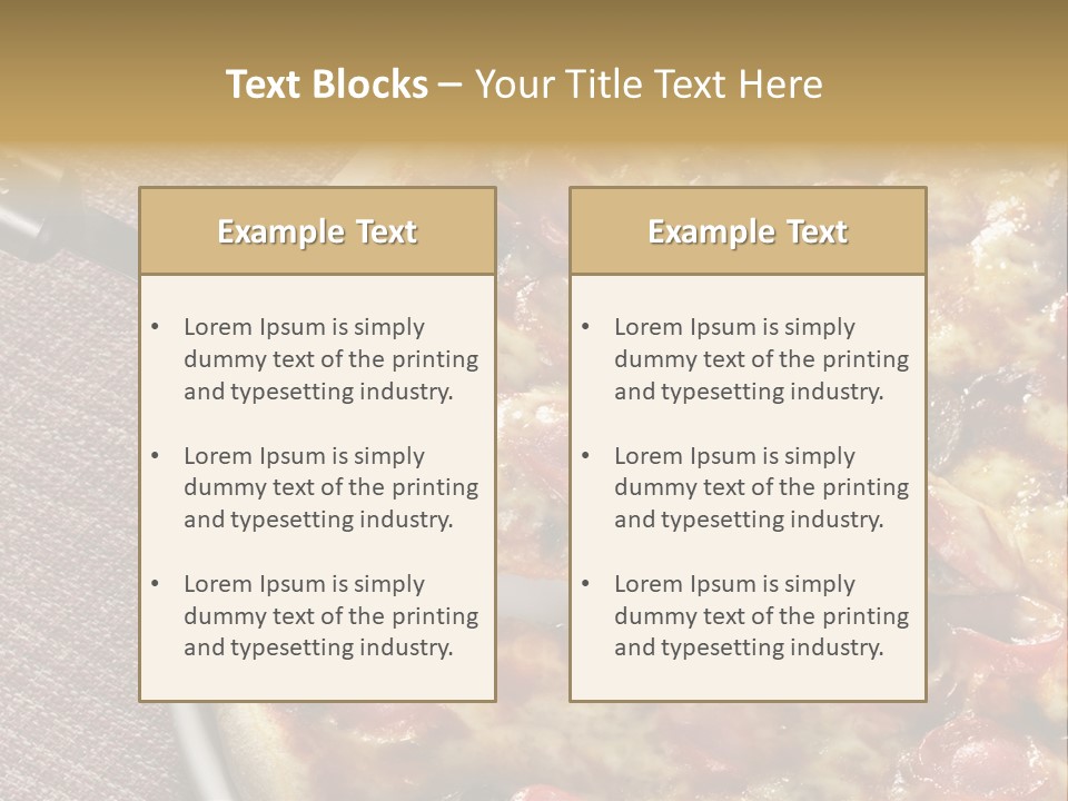 Pastry Dish Whole PowerPoint Template