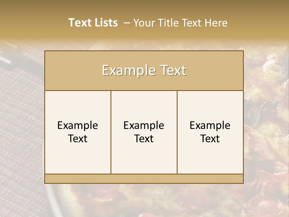 Pastry Dish Whole PowerPoint Template