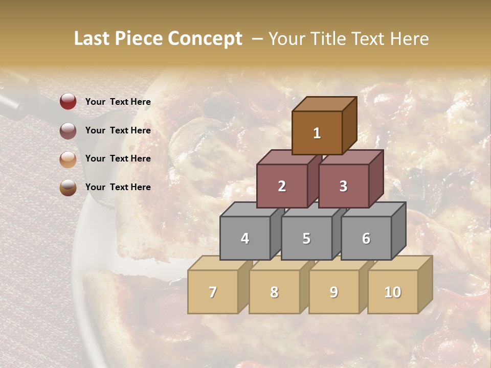 Pastry Dish Whole PowerPoint Template