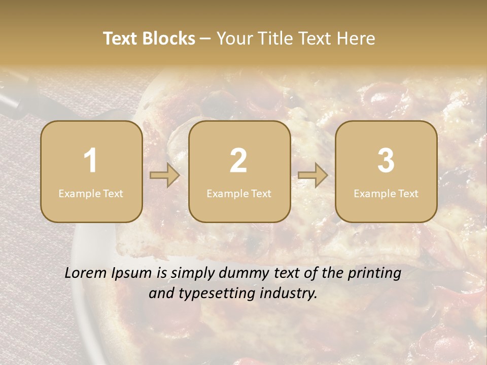 Pastry Dish Whole PowerPoint Template