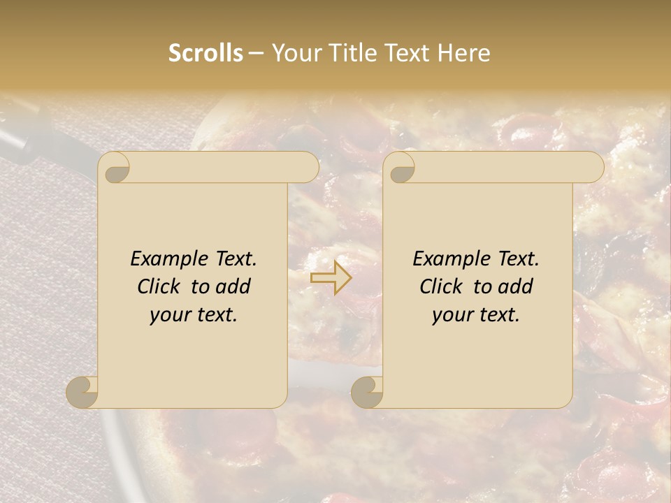 Pastry Dish Whole PowerPoint Template