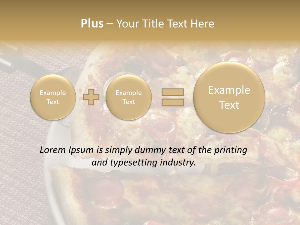 Pastry Dish Whole PowerPoint Template
