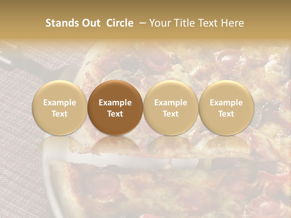 Pastry Dish Whole PowerPoint Template