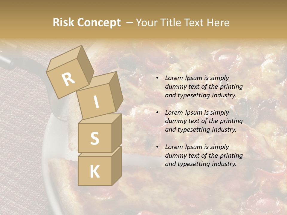 Pastry Dish Whole PowerPoint Template