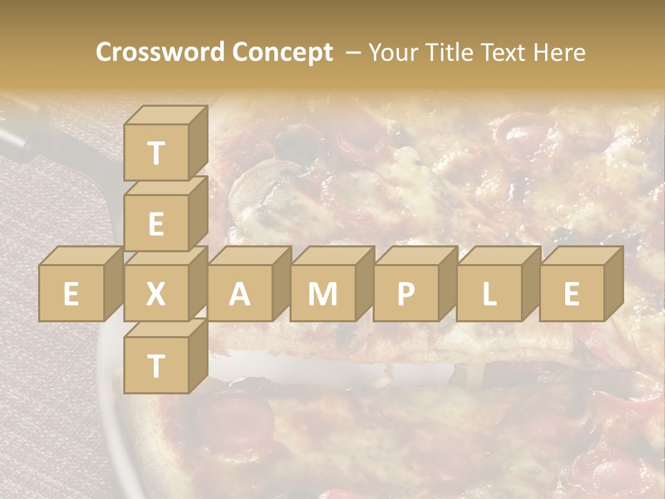Pastry Dish Whole PowerPoint Template