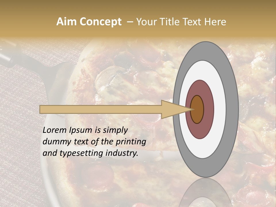 Pastry Dish Whole PowerPoint Template