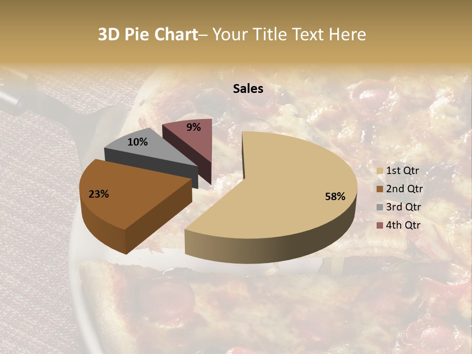 Pastry Dish Whole PowerPoint Template