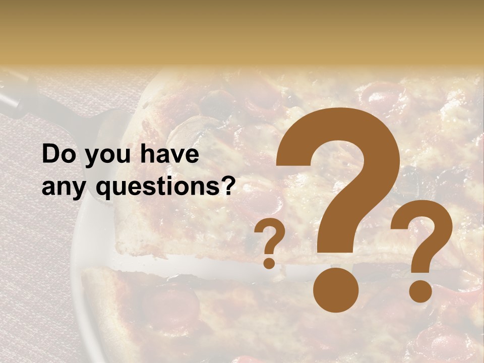 Pastry Dish Whole PowerPoint Template