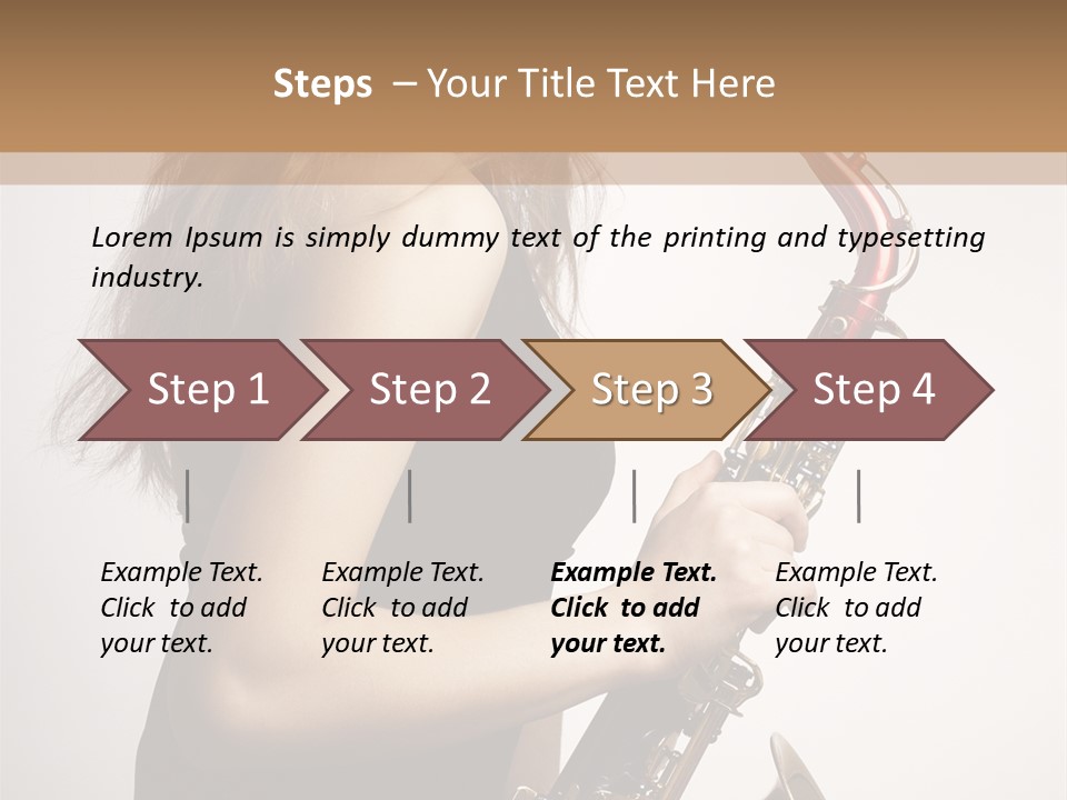 Beautiful Fashion Pleasure PowerPoint Template