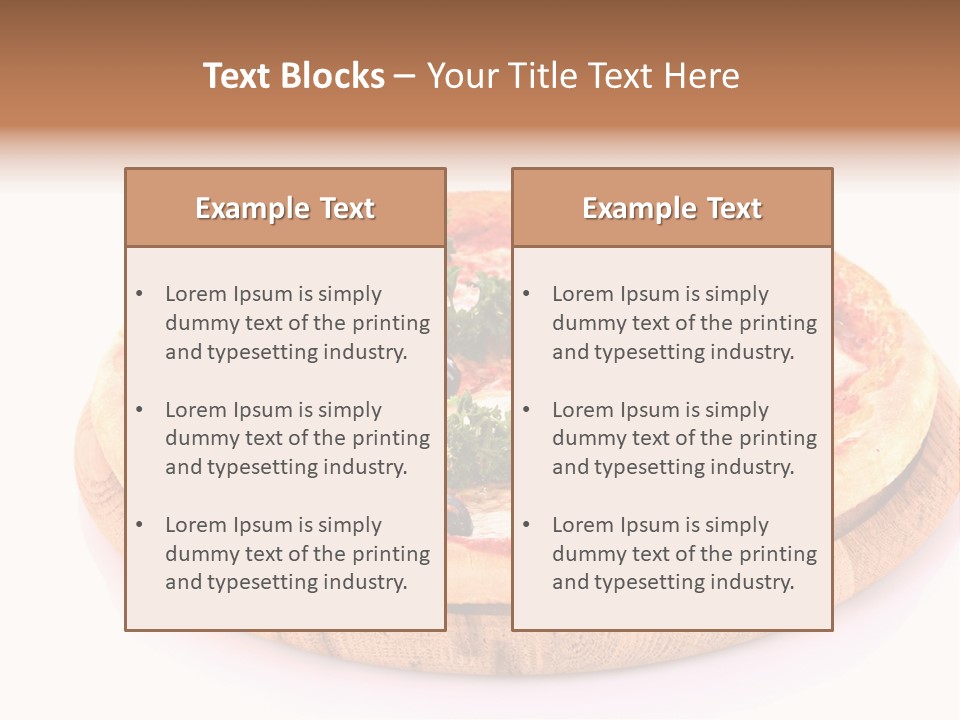 Menu Template PowerPoint Template