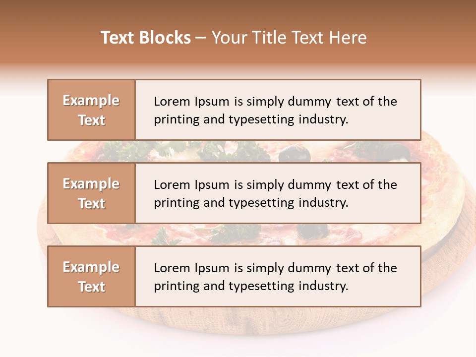 Menu Template PowerPoint Template