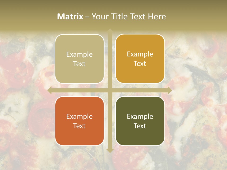 Tasty Gourmet Pizza PowerPoint Template