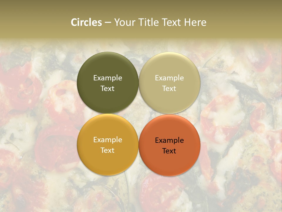 Tasty Gourmet Pizza PowerPoint Template