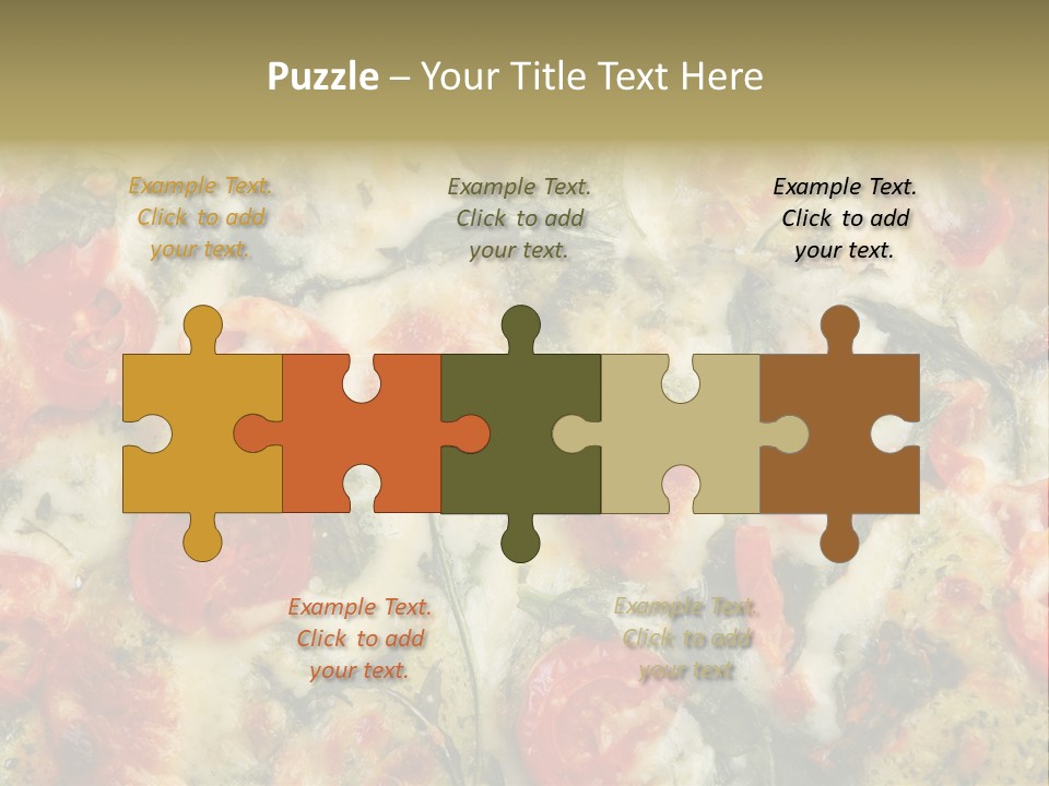 Tasty Gourmet Pizza PowerPoint Template