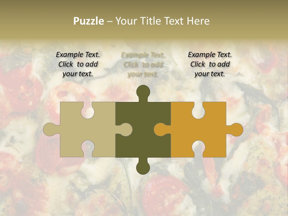 Tasty Gourmet Pizza PowerPoint Template