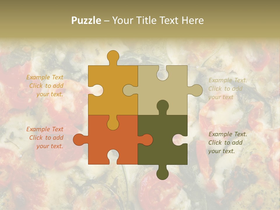 Tasty Gourmet Pizza PowerPoint Template