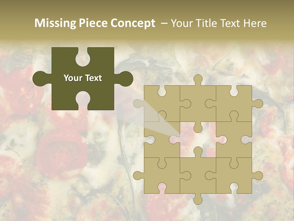 Tasty Gourmet Pizza PowerPoint Template