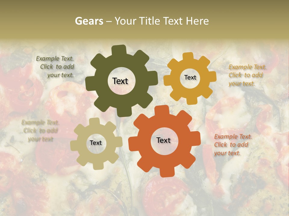 Tasty Gourmet Pizza PowerPoint Template