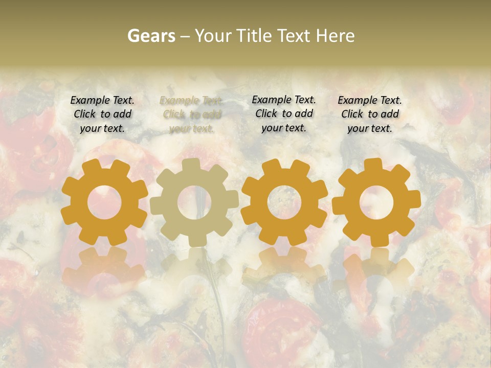 Tasty Gourmet Pizza PowerPoint Template