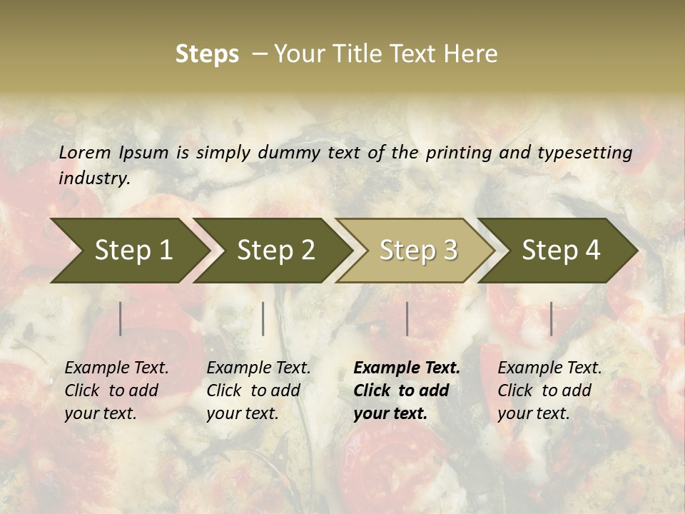 Tasty Gourmet Pizza PowerPoint Template