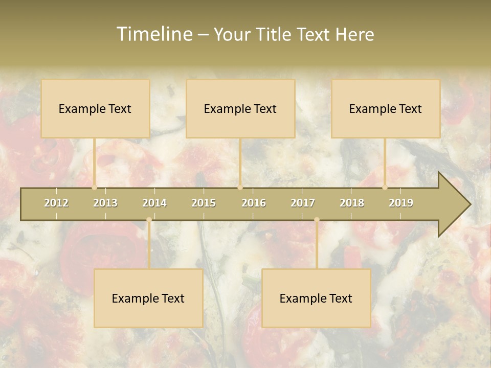 Tasty Gourmet Pizza PowerPoint Template