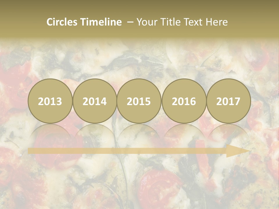 Tasty Gourmet Pizza PowerPoint Template