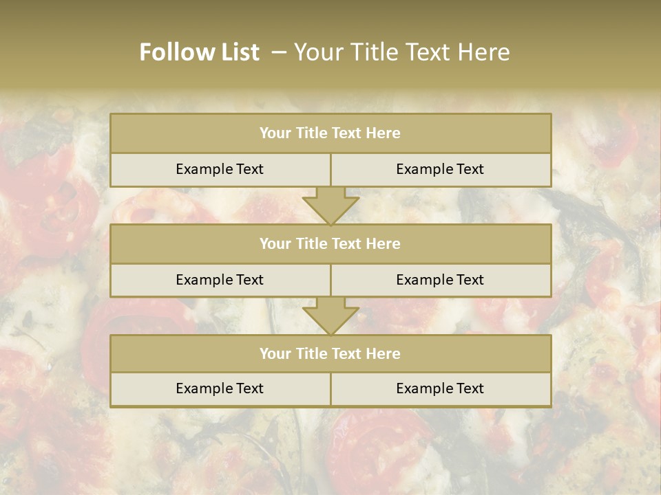 Tasty Gourmet Pizza PowerPoint Template