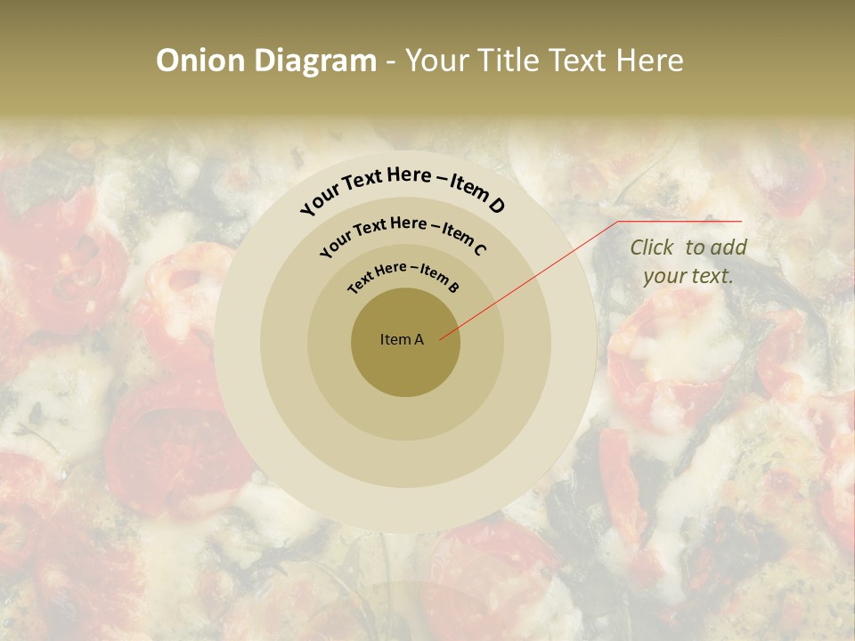 Tasty Gourmet Pizza PowerPoint Template