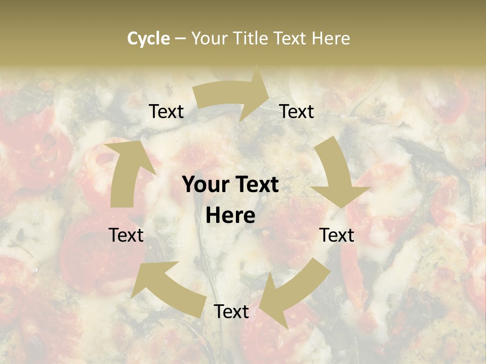 Tasty Gourmet Pizza PowerPoint Template