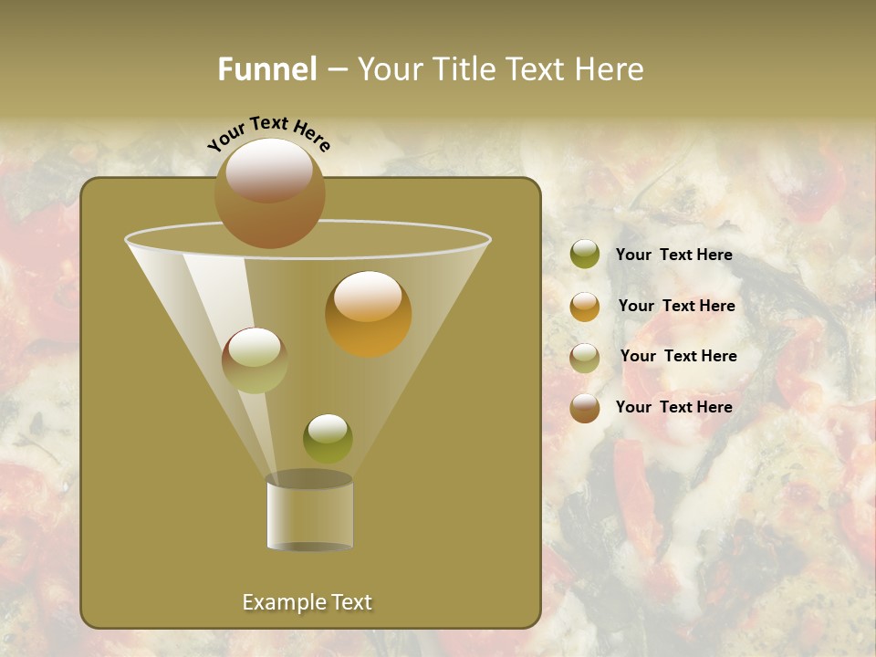 Tasty Gourmet Pizza PowerPoint Template