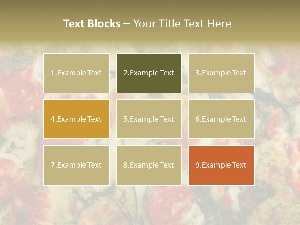 Tasty Gourmet Pizza PowerPoint Template