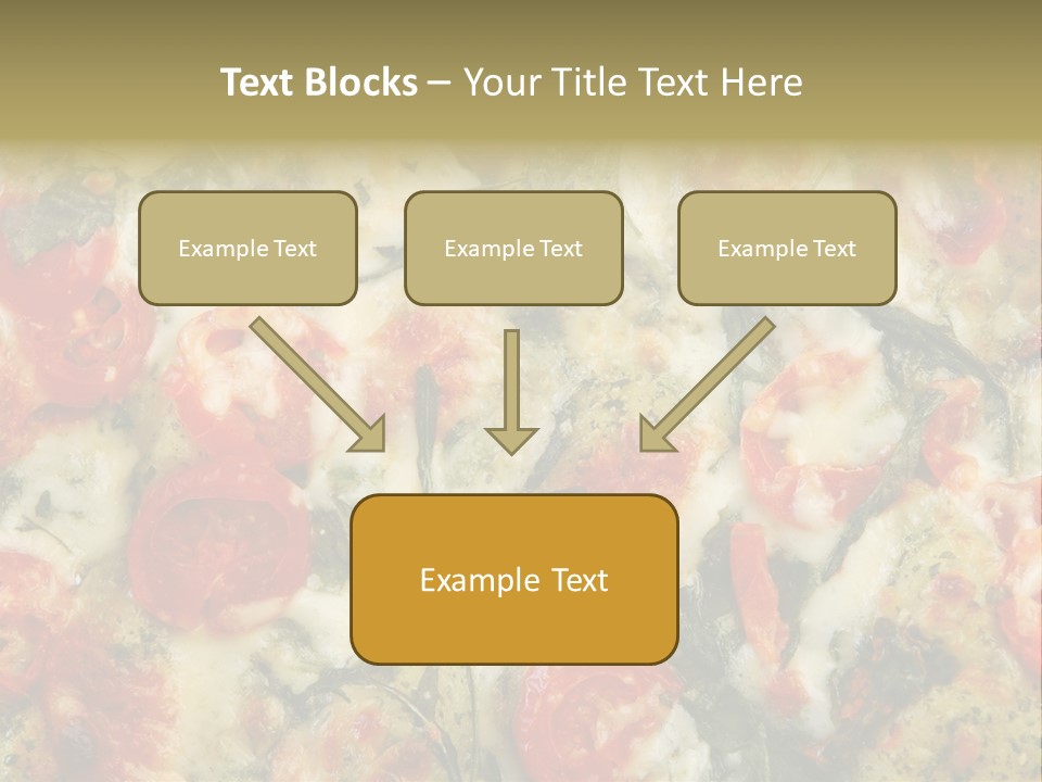 Tasty Gourmet Pizza PowerPoint Template
