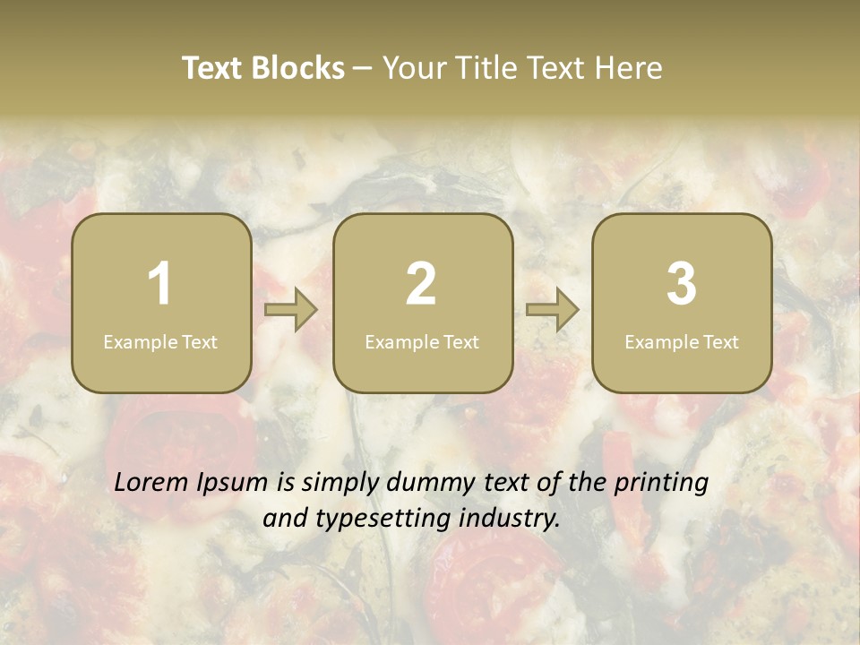 Tasty Gourmet Pizza PowerPoint Template