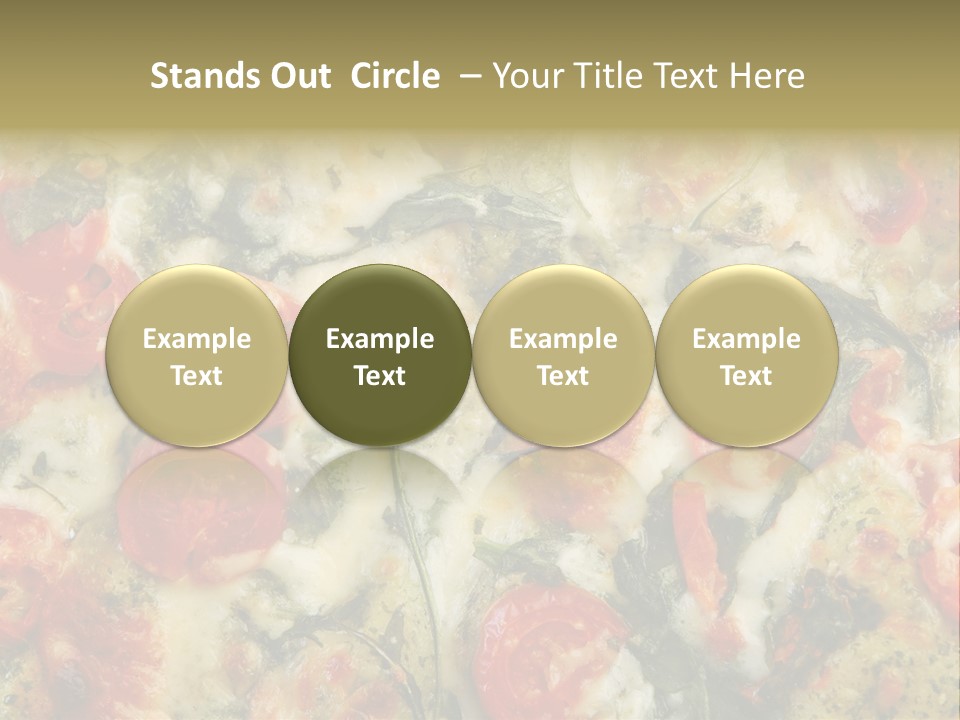 Tasty Gourmet Pizza PowerPoint Template