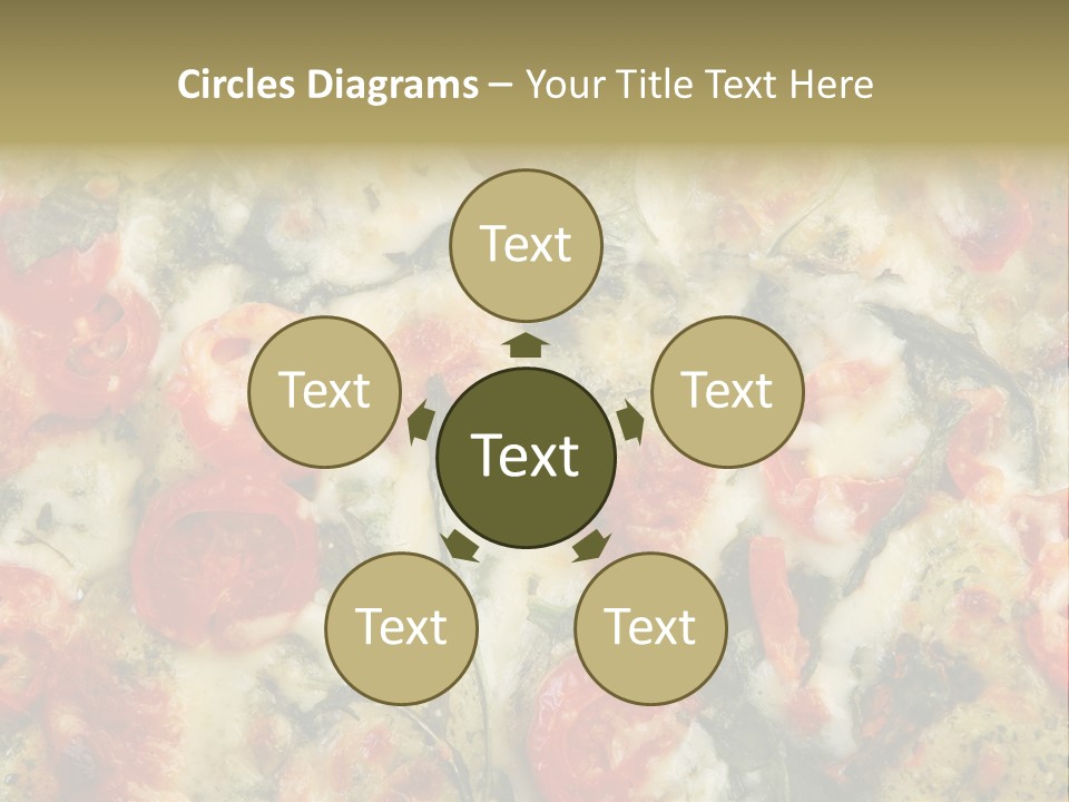 Tasty Gourmet Pizza PowerPoint Template