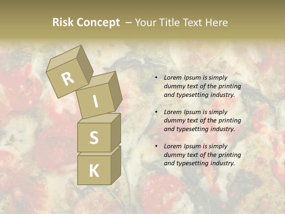 Tasty Gourmet Pizza PowerPoint Template