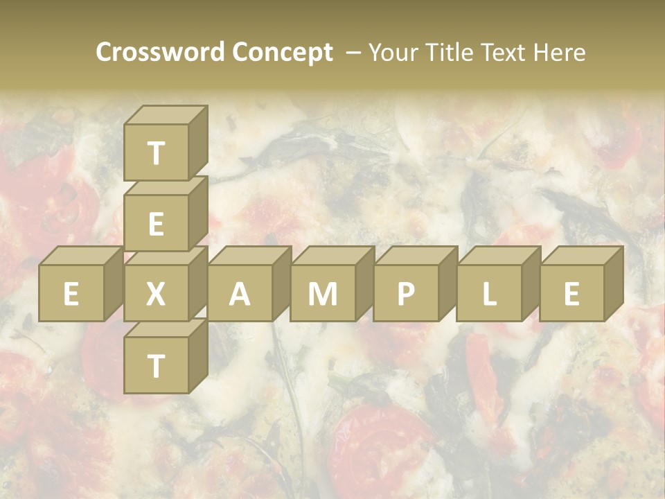 Tasty Gourmet Pizza PowerPoint Template