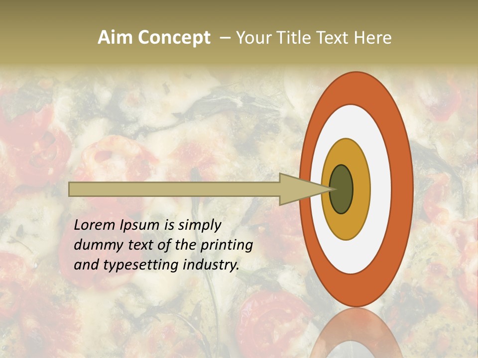 Tasty Gourmet Pizza PowerPoint Template