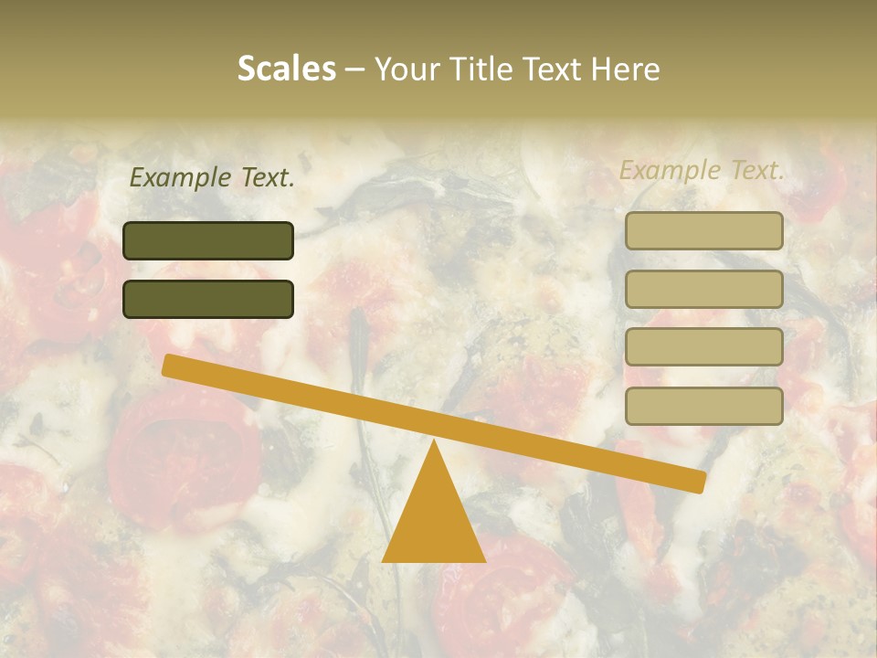 Tasty Gourmet Pizza PowerPoint Template