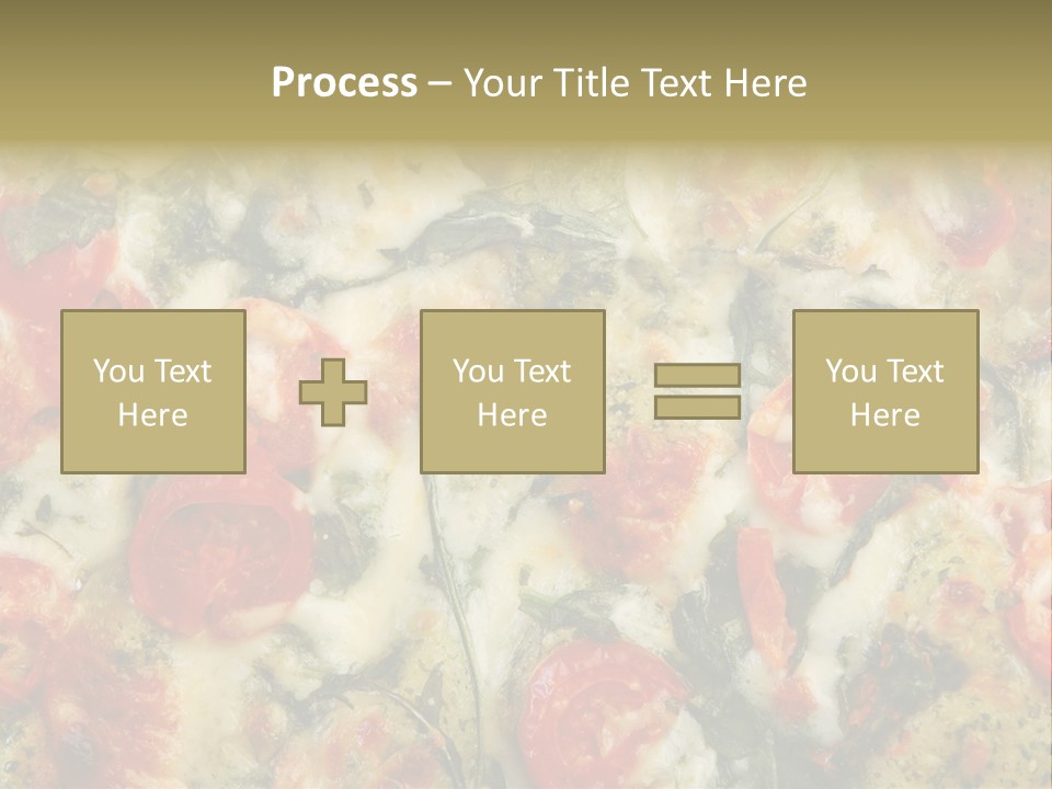 Tasty Gourmet Pizza PowerPoint Template
